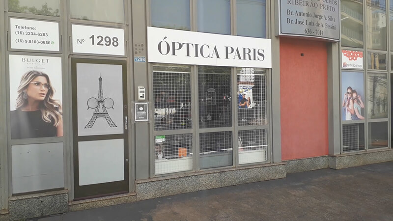 Fachada – Óptica Paris
